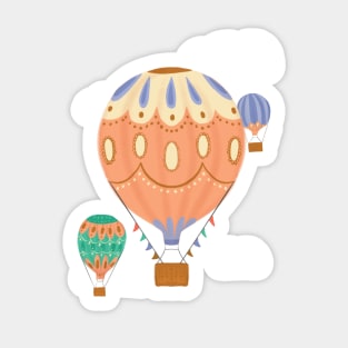 Dreamy Hot Air Balloons Sticker